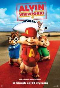 Plakat Filmu Alvin i wiewiórki 2 (2009)